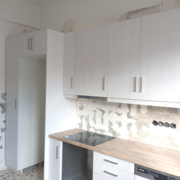 Κουζίνα μοντέρνα με προσόψεις μελαμίνης | Sylko - Λιάκος